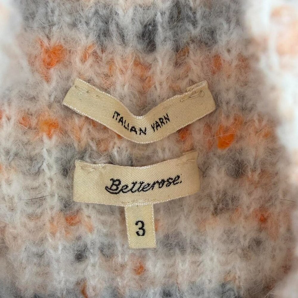 Bellerose Women’s Lattem Extra Fine Merino Wool Sleeveless Sweater Large - Picture 5 of 8